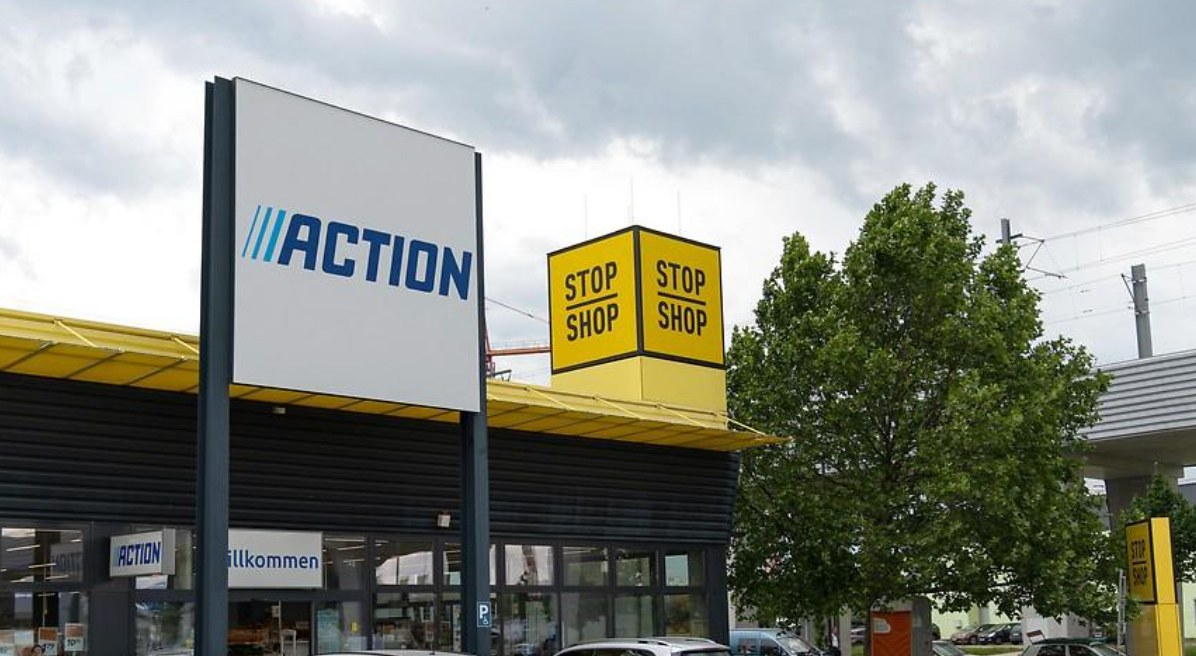 STOP SHOP und Action Geschäft – Außenansicht